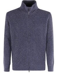 Kangra - Ribbed-Knit Cardigan - Lyst
