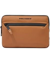 Piquadro - Water-Resistant Messenger Bag - Lyst