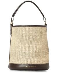 Antonio Marras - Floral-Print Leather-Trim Bucket Bag - Lyst