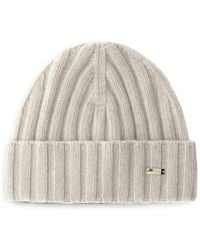 Herno - Ribbed-Knit Wool Beanie Hat - Lyst