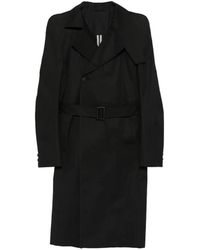 Rick Owens - Button-Fastening Trench Coat - Lyst