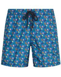 Drumohr - Printed Swim Shorts - Lyst