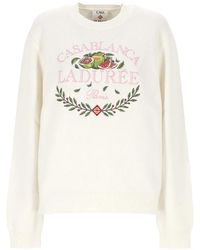 CASABLANCA - X Laduree Crew-Neck Cotton Jumper - Lyst