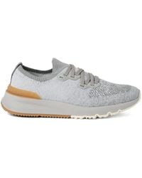 Brunello Cucinelli - Zapatillas de punto estilo calcetín - Lyst