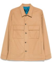 Paul Smith - Fleece Shirt Jacket - Lyst