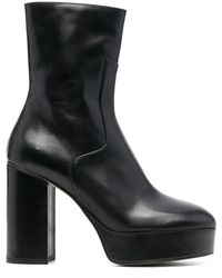 Alohas - Thunder 110mm Leather Platform Ankle Boots - Lyst