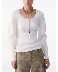 Liu Jo - Sweater With Balloon-Sleeves - Lyst