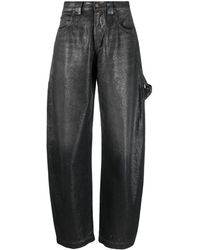 DARKPARK - Glitter-coated Barrel Jeans - Lyst