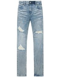 RTA - Distressed Skinny Jeans - Lyst