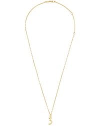 Ami Paris - Hammered Number Pendant Necklace - Lyst