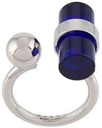 Marni Ring mit Kugel - Blau