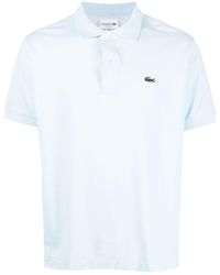 Lacoste - Logo-Patch Polo Shirt - Lyst