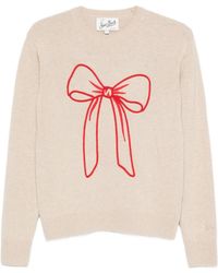 MC2 Saint Barth - New Queen Bow-Detail Sweater - Lyst