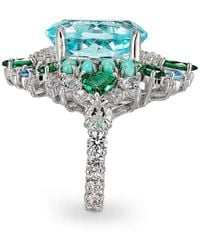 Anabela Chan - Aqua Poseidon Ring mit Steinen - Lyst