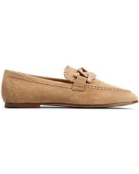 Tod's - Kate Suede Loafers - Lyst