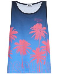 Moschino - Palm-Tree-Print Tank Top - Lyst