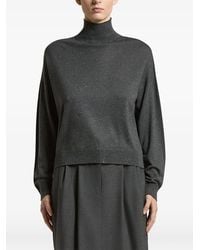 Peserico - Flecked High-Neck Jumper - Lyst