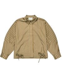 Munthe - Loasta Gestreepte Blouse Met Trekkoord - Lyst