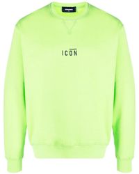 DSquared² - Logo-Print Cotton Sweatshirt - Lyst
