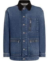 Dolce & Gabbana - Oversized Denim Jacket - Lyst