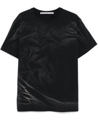 Alexander Wang - Logo T-Short With Crinkled Wash Effect - Lyst