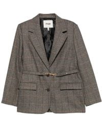 Maje - Blazer Mit Karomuster - Lyst