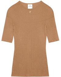 Courreges - Solar Ribbed Sweater - Lyst