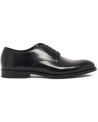 Doucal's - Chaussures Lacées À Fini Poli - Lyst