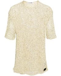 Jil Sander - オープンニット トップ - Lyst