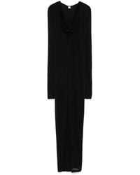 TOTEME - Kleid Mit V-Ausschnitt - Lyst