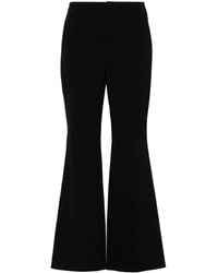 Balmain - Pantalon Évasé En Crêpe - Lyst