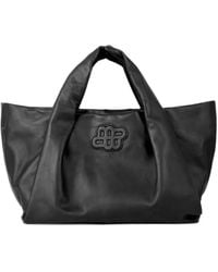 Munthe - Lix Tote Bag Mit Logo-Patch - Lyst