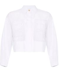 Elisabetta Franchi - ポプリン シャツ - Lyst