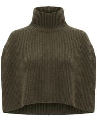 Sa Su Phi - Ribbed-Knit Cashmere Poncho - Lyst