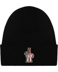 Moncler - Muts Met Logopatch - Lyst