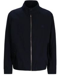 BOSS - High-Neck Zip-Front Jacket - Lyst