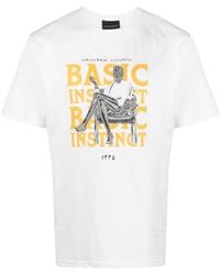 Throwback. - T-shirt con stampa Basic Instinct - Lyst