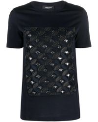 Fabiana Filippi - Patterned-Jacquard Crew-Neck T-Shirt - Lyst