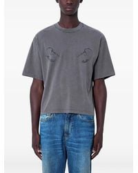 Jean Paul Gaultier - Logo-Embroidered Cotton T-Shirt - Lyst