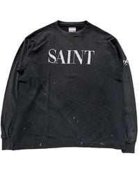 SAINT Mxxxxxx - Long-Sleeve Cotton T-Shirt - Lyst