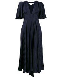 Golden Goose Deluxe Brand Gestreepte Jurk - Blauw