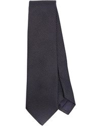 Tagliatore - Cravate en soie à broderies - Lyst