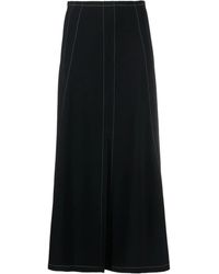 Stella McCartney - Midirock Mit Schlitz - Lyst