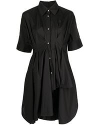 JNBY - Short-sleeve Asymmetric Mini Dress - Lyst