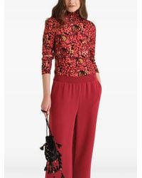 Maliparmi - Printed Knit Knit Turtleneck Sweater - Lyst