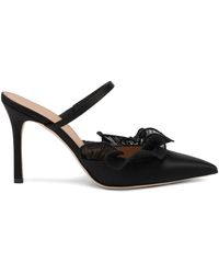 Malone Souliers - Cecile Bow-Detail Ruffled Mules - Lyst