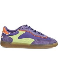 HOFF - Lace-Up Panelled Suede Sneakers - Lyst