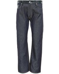 Junya Watanabe - X Levi's Jeans Mit Leder-Patch - Lyst
