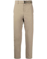 Sacai - Mid-rise Cropped Trousers - Lyst