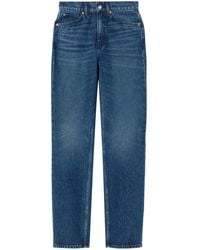 RE/DONE - 70's High-Waist Straight-Leg Jeans - Lyst
